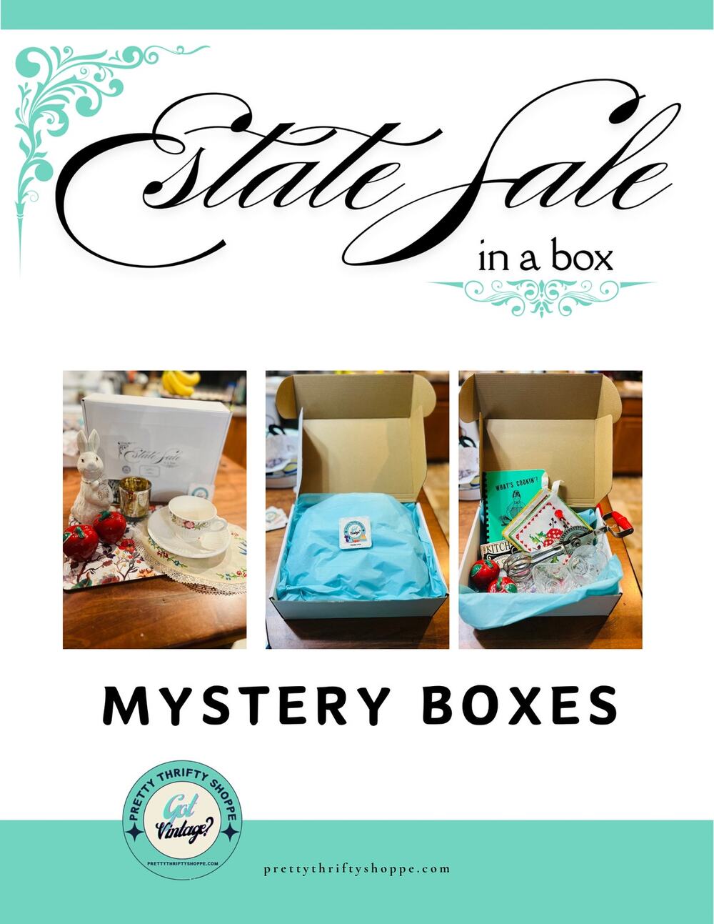 Estate Sale in a Box Vintage Mystery Box